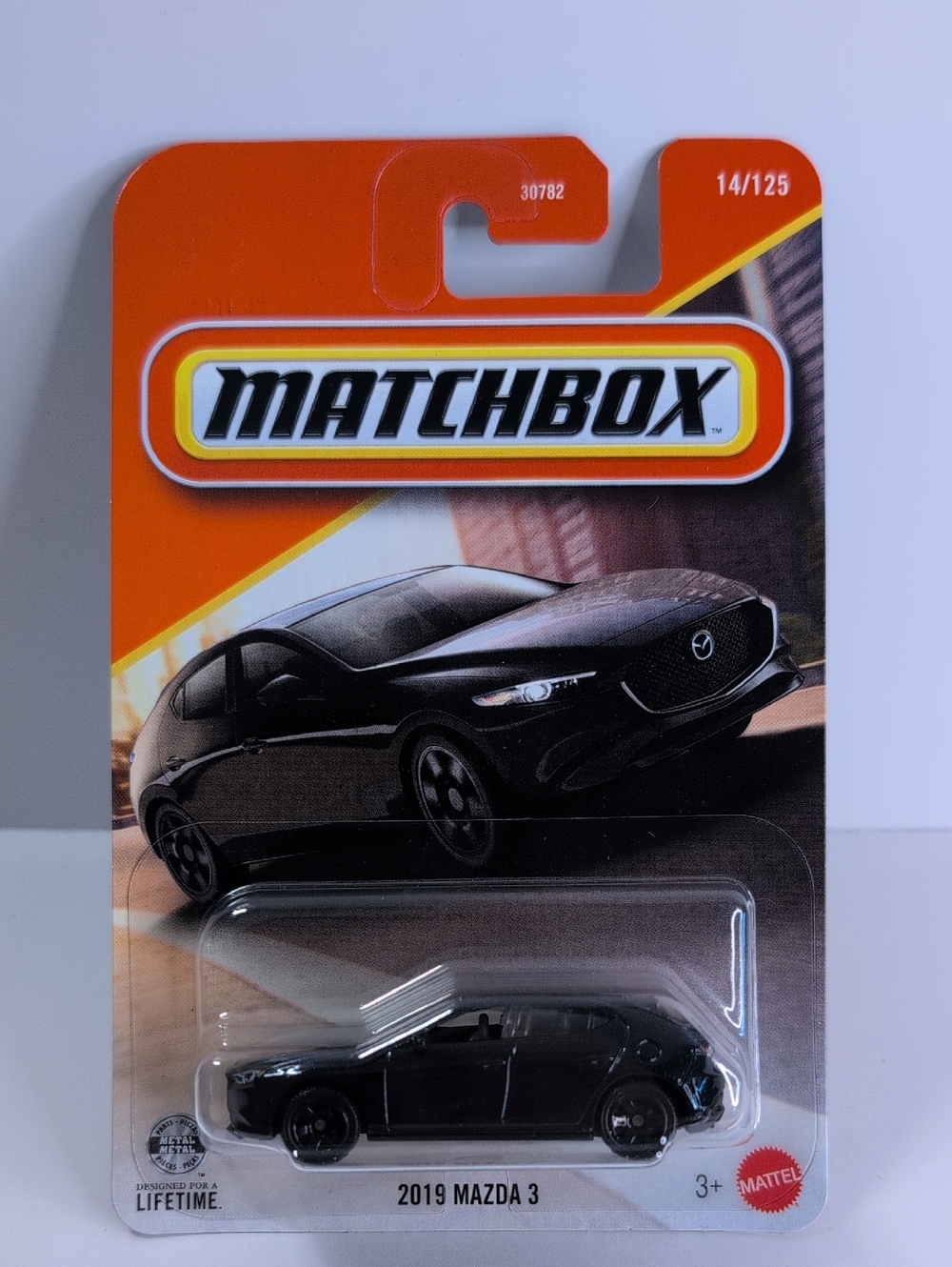 Matchbox Hot Wheels 2019 Mazda 3 Black Mattel NEW Ships In Box